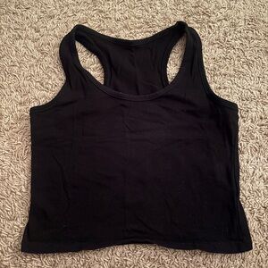 Black Racerback Tank Top